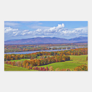 Rhinecliff Bridge in the fall Sticker