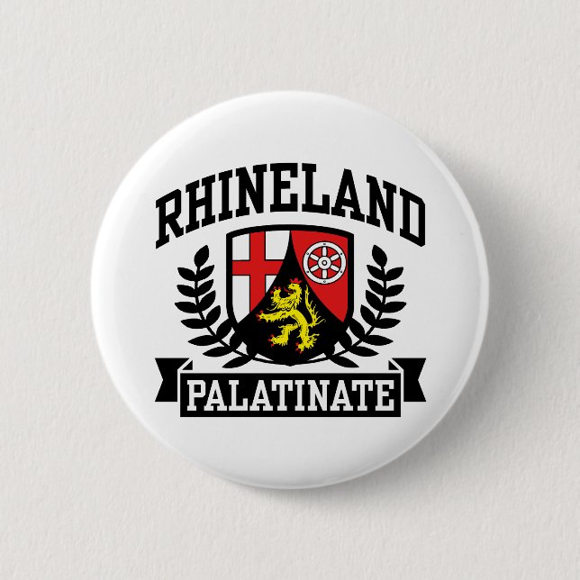 Rhineland Palatinate 2 Inch Round Button (Front)