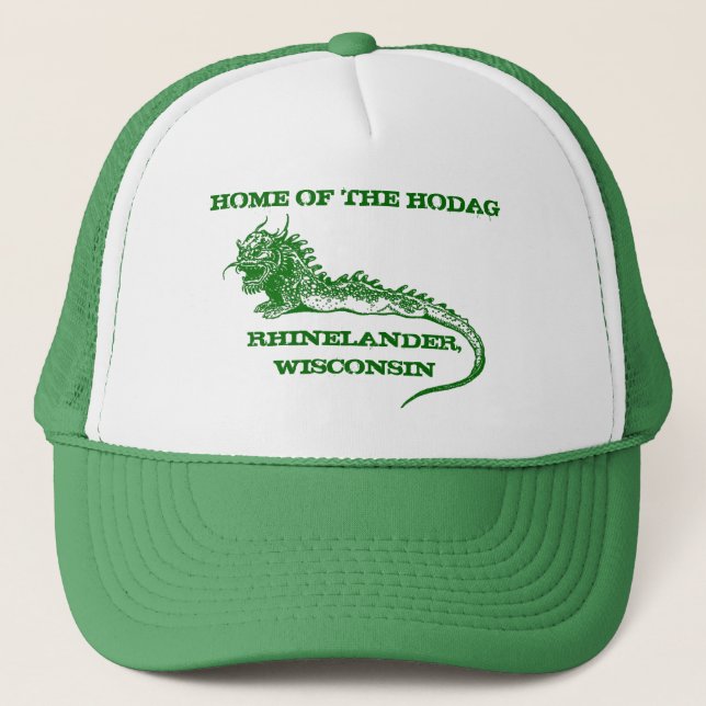 Rhinelander Wisconsin Home of the Hodag Hat Cap (Front)