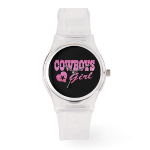 Rhinestone Black Enamel Watch Cowgirls watch 