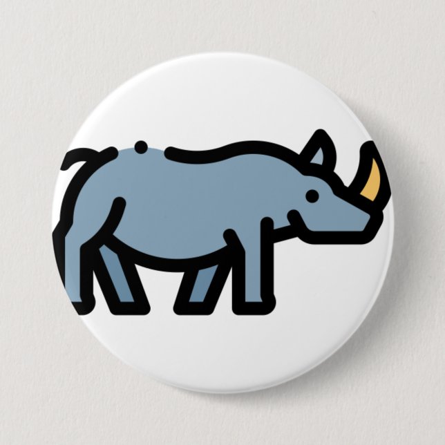 Rhino 3 Inch Round Button (Front)