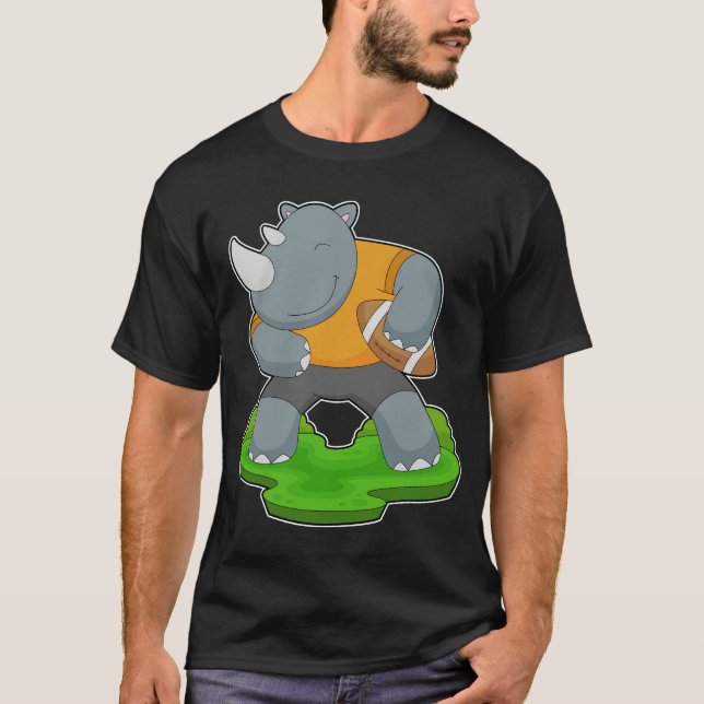 Rhino American Football T-Shirt (Front)