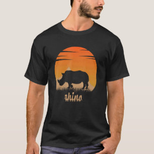 Rhino Animal Hot In The Mounta In Nature T-Shirt