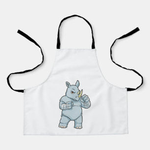 Rhino as Boxer at Boxing Apron