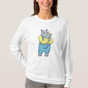 Rhino as Mechanic with Wrench T-Shirt