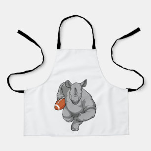 Rhino at Football Sports Apron