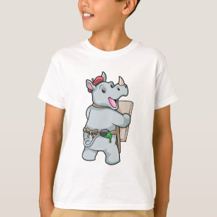 Rhino at Painting with Colors T-Shirt