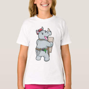 Rhino at Painting with Colors T-Shirt