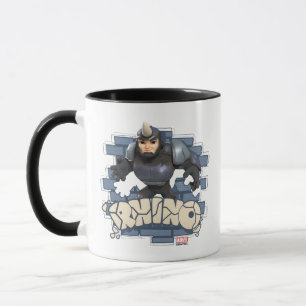 Rhino Character Badge Mug