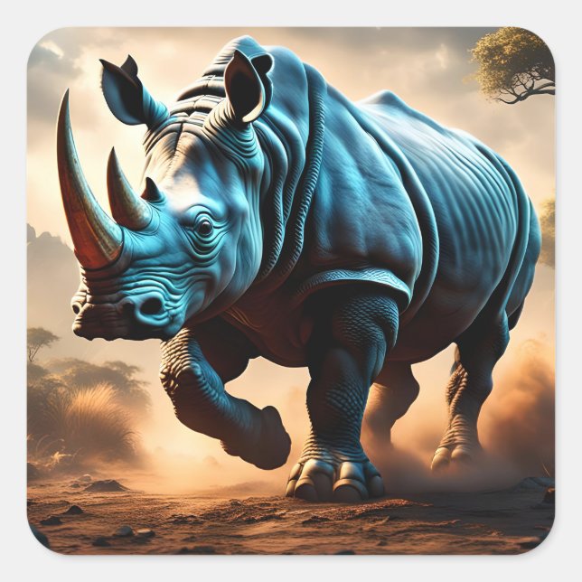 Rhino Charging Square Sticker (Front)