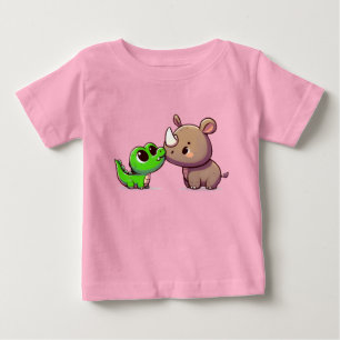 Rhino crocodile baby T-Shirt