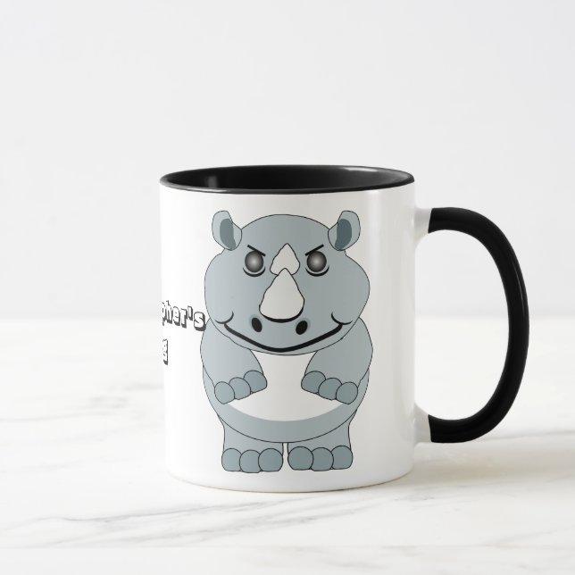 Rhino Design Mug (Right)