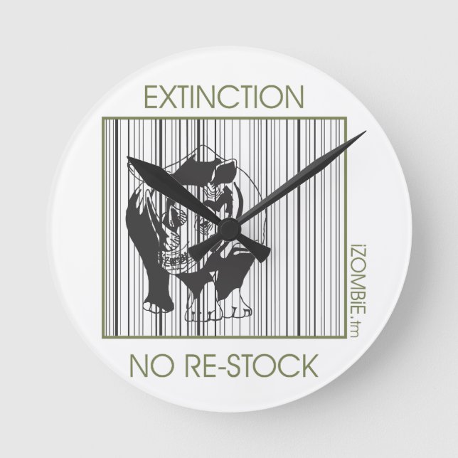 rhino EXTINCTION clock (Front)
