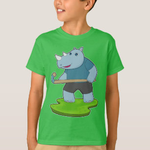 Rhino Field hockey Hockey stick T-Shirt
