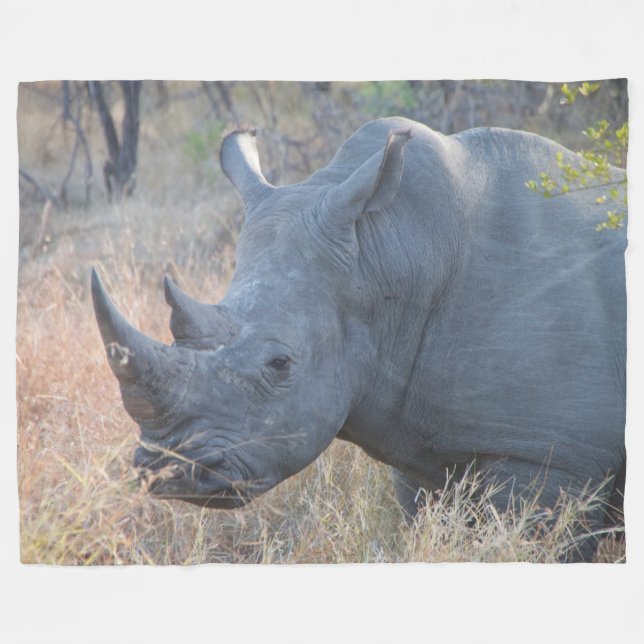Rhino Fleece Blanket (Front (Horizontal))