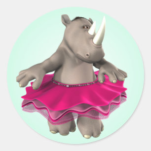 Rhino Green Sticker