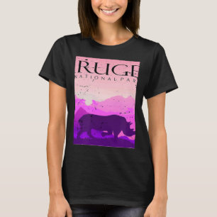 Rhino Kruger National Park Safari Africa Big Five  T-Shirt