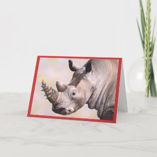 Rhino & Lights card