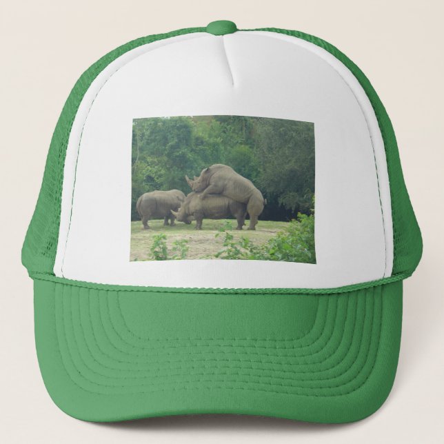 Rhino Love Trucker Hat (Front)
