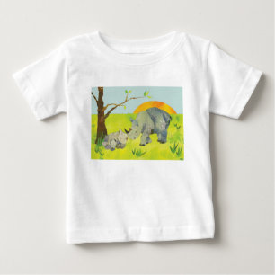 Rhino Mom & Baby T-Shirt
