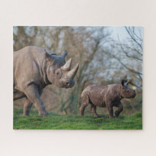 Rhino Motherhood Jigsaw Puzzle