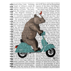 Rhino on Moped Notebook