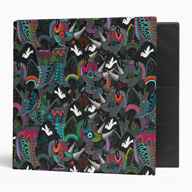 rhino party binder (Front/Inside)