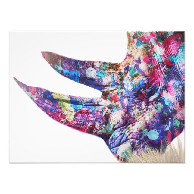 Rhino Photo Print (Front)