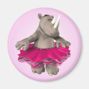 Rhino Pink Magnet