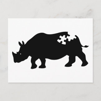 Rhino Postcard