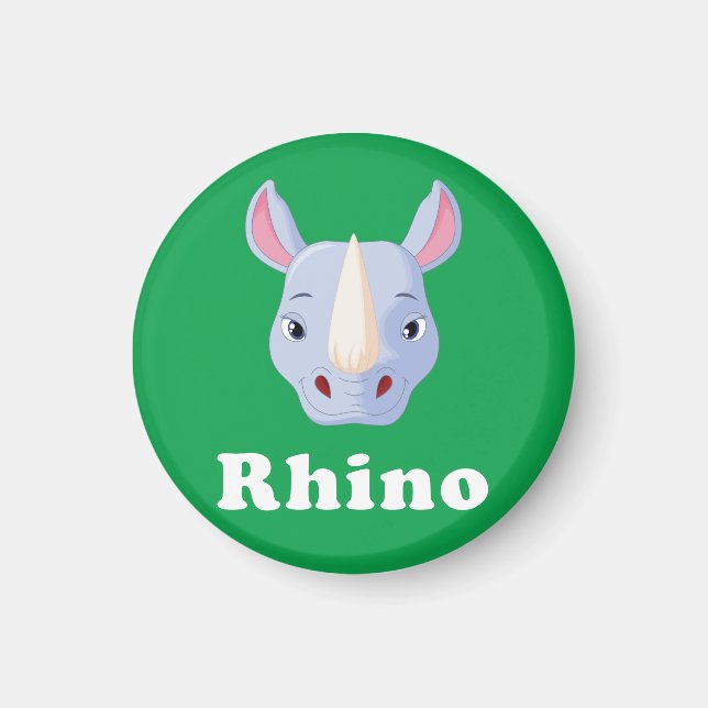 Rhino refrigerator magnets home kitchen (Front)
