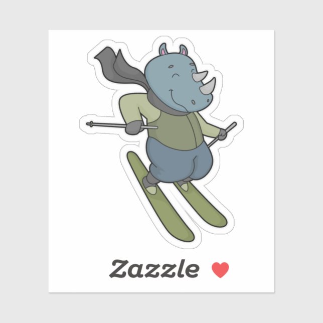 Rhino Skier Ski (Sheet)