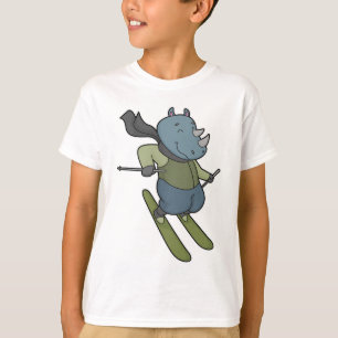 Rhino Skier Ski T-Shirt