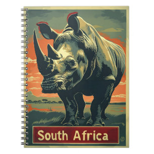Rhino South Africa Vintage Notebook