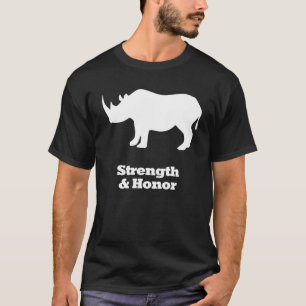 Rhino Strength And Honour white T-Shirt