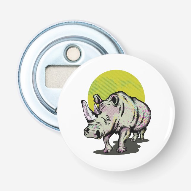 Rhino Sun Bottle Opener (Front)