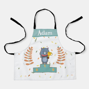 Rhino Wins The Champion Personalized Apron