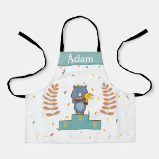 Rhino Wins The Champion Personalized Apron