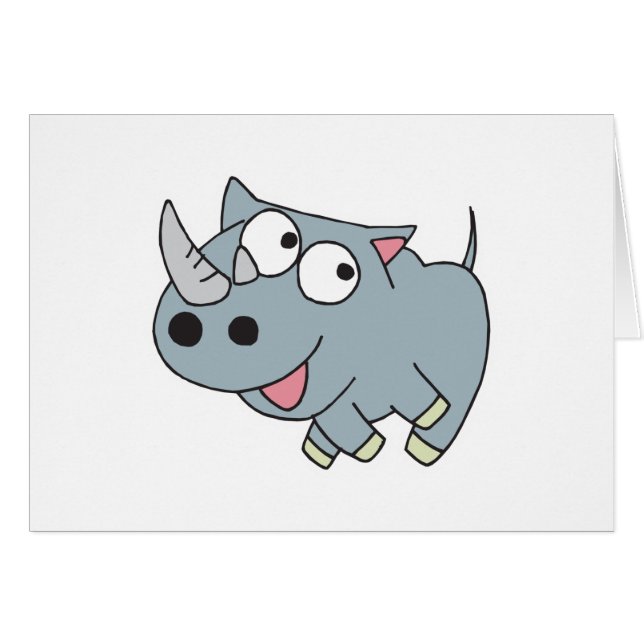 rhinocéros (Devant horizontal)