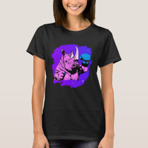 Rhinoceros Boxing Cool Rhino Boxing Boxer T-Shirt