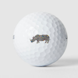 Rhinoceros-Cheetah Golf Balls