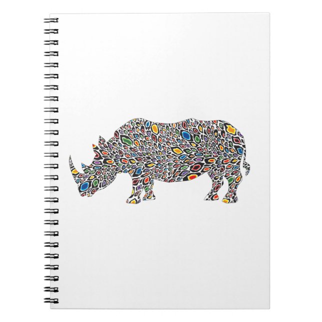 Rhinoceros-Cheetah Notebook (Front)