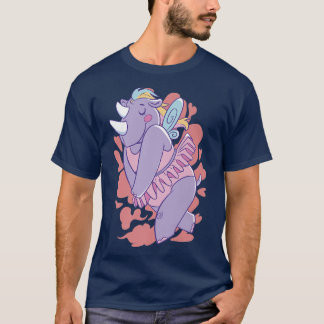 Rhinoceros Fairy Fantasy T-Shirt