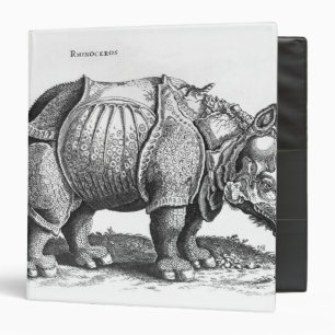 Rhinoceros, from 'Historia Animalium' Binder
