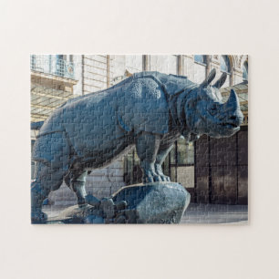 Rhinoceros in front of musée d'Orsay - Paris Jigsaw Puzzle