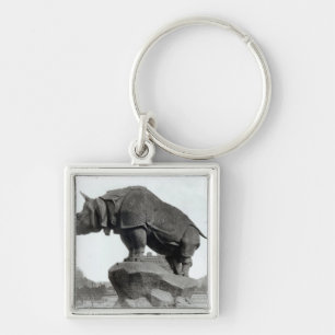 Rhinoceros Keychain