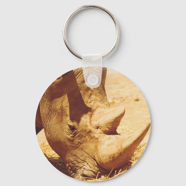 Rhinoceros Love Keychain (Front)