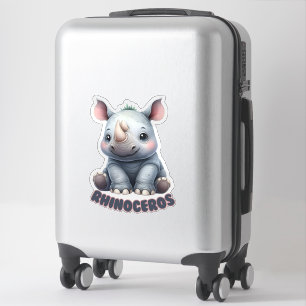 RHINOCEROS - NURSERY STICKER