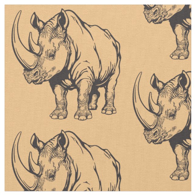 rhinoceros or rhino fabric (Close Up)