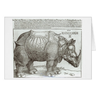 Rhinoceros, print given to Maximilian I (1459-1519